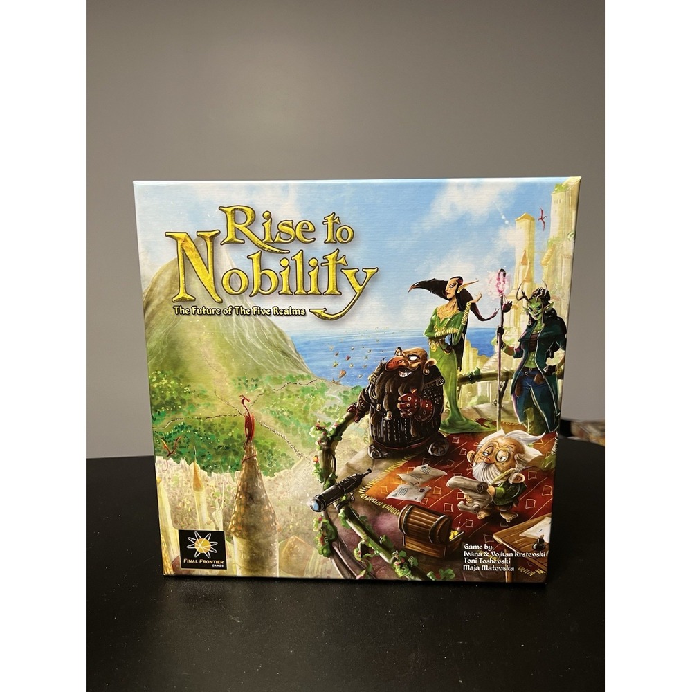 Rise to Nobility Board Game Frontier Games Complete Strategy Worker Placement